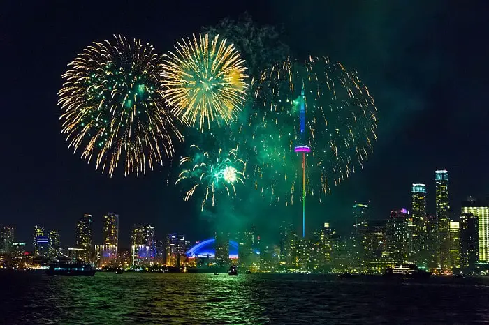 canada day fireworks in toronto. Enjoy yourself on Canada Day in Toronto by watching the amazing fireworks #CanadaDay #Toronto