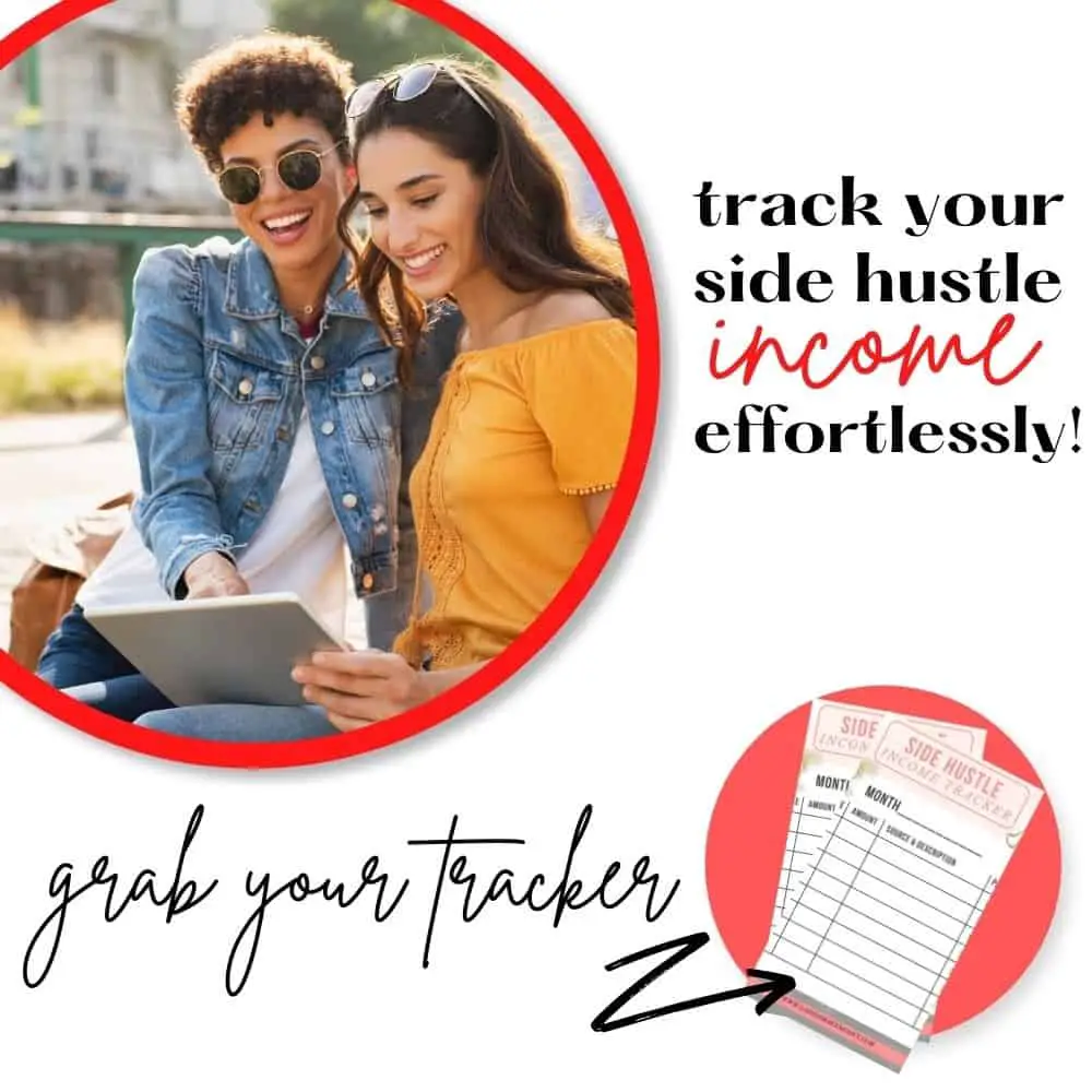 Grab this free income tracker today. If you make money on this side, this income tracker is perfect for ensuring you have your money together. 