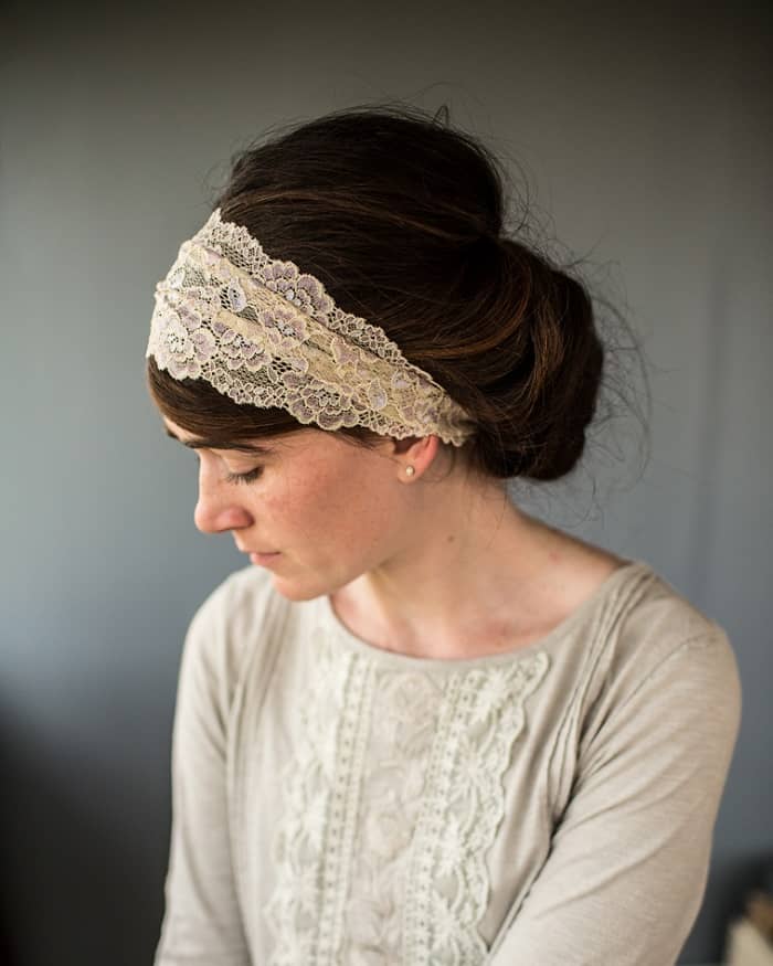 Be ready for special occasions with Garlands of Grace Breathtaking lace coverings. Timeless, delicate lace hair wraps are made in varied laces in rich, versatile colors. Lovely neutral colors for any occasion #laceheadwraps If you are thinking of wearing a scarf in your hair!