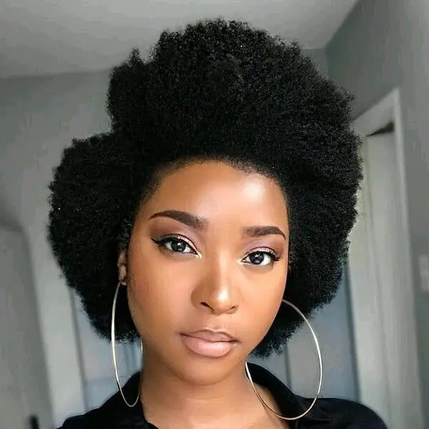 Afro is the perfect look for short Natural hair