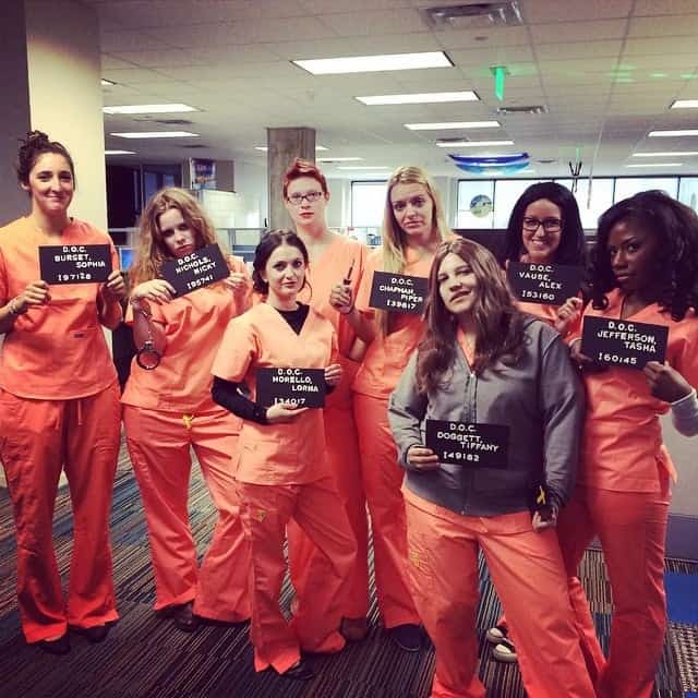 DIY Halloween Costume - Orange is the new black. Create your own Group Costume for Halloween using our tips!