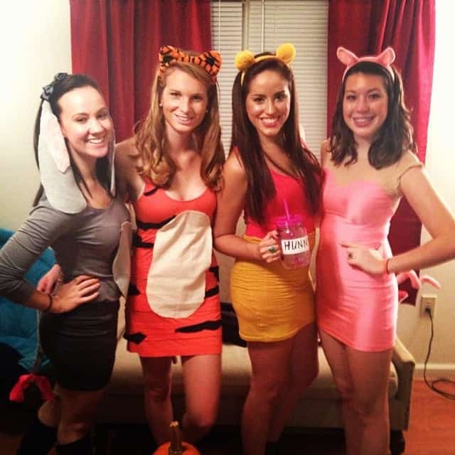 Winnie the pooh halloween group costume. Group costumes for halloween!