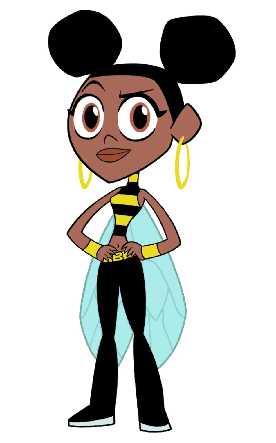Black character Bumblebee from Teen Titans!