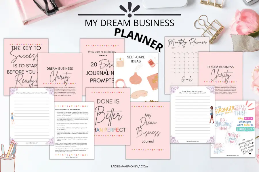 My dream business planner. Perfect for those looking for home based job opportunities in Canada. 