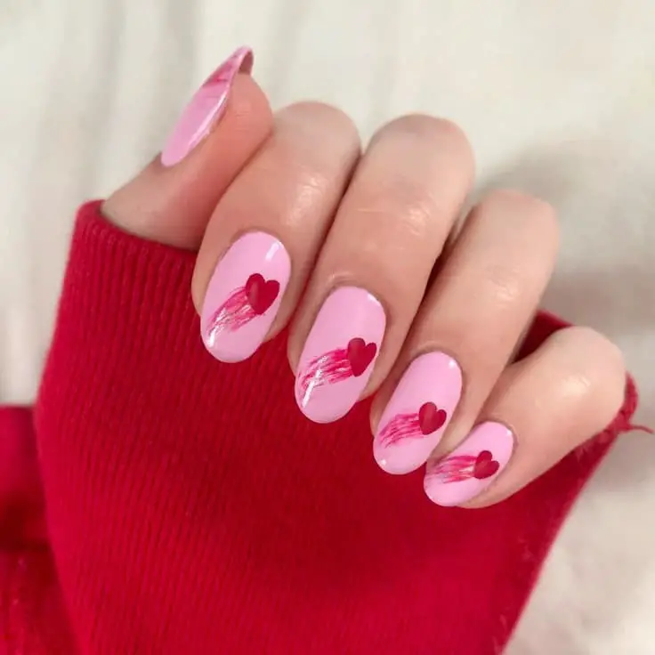 Trendy Valentines Day Nail Art! 21 Cute Valentine’s Day Nail Design Ideas to Shine The most romantic day of the year is approaching. Yes, we are talking about Valentine’s day. Apart from all these sweet and meticulous dressing, valentine’s day nail art is essential.