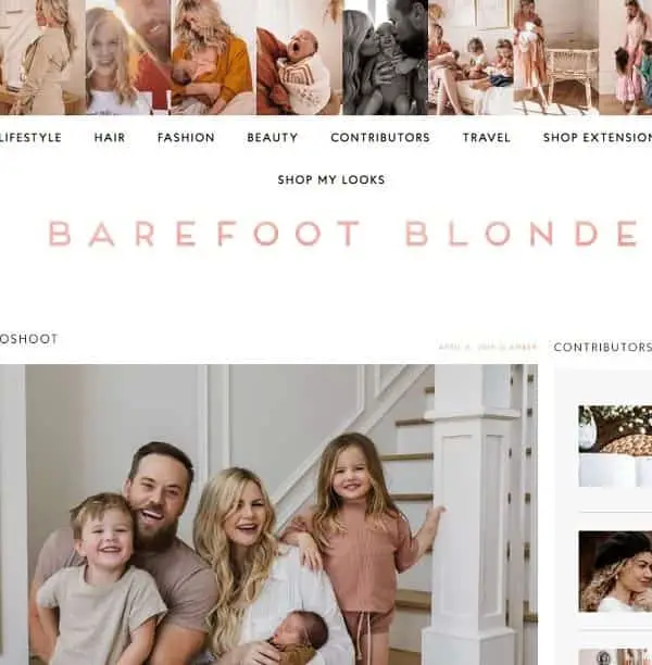 the barefood blonde! The perfect blog for a 30 something year old,